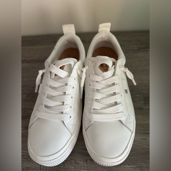 Reef Lay Day Dawn White Leather Sneakers - Picture 4 of 8